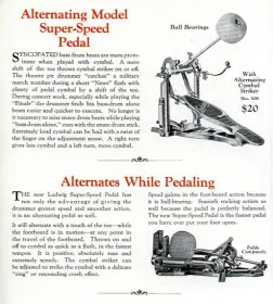 original bass drum/cym attachment technique