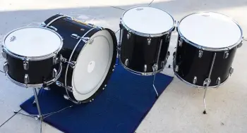 FOR SALE: Custom Order 2015 Ludwig Legacy Maple Drums in Black Glass Glitter - WOW!