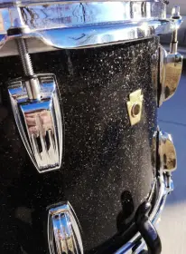 FOR SALE: Custom Order 2015 Ludwig Legacy Maple Drums in Black Glass Glitter - WOW!