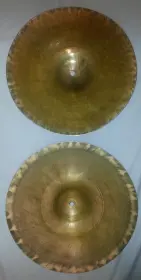 Vintage set of 1930's 13&quot; zildjian hi hat cymbals
