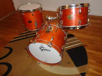 early 70's Gretsch first stop sign badge bop / jazz kit 12/14/18 - $1999!