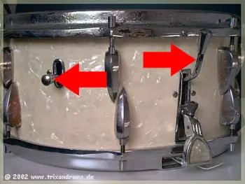 WTB 1962 Trixon snare parts