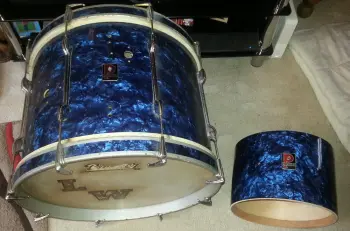 Vintage Premier BDP early 60's Drum Kit found in a skip