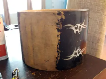 Ludwig Rocker paint and decal disaster!