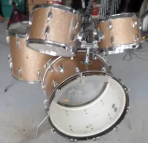 Ludwig Pink Champagne Sparkle 5-piece set