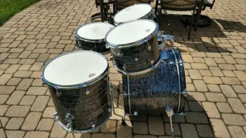 FOR SALE: Modern Black Diamond Pearl &quot;Ringo&quot; Style Kit 12/13/16/22/14 SD