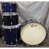 Leedy 4 pc. blue sparkle