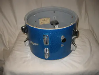 Rogers Holiday blue sparkle kick &amp; mounted tom
