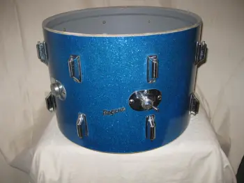 Rogers Holiday blue sparkle kick &amp; mounted tom