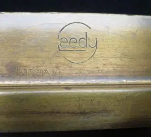[B]1926-29 LEEDY 6 x 14 BLACK ENGRAVED ELITE (*MARVEL STRAINER) [/B]