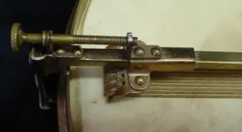 [B]1926-29 LEEDY 6 x 14 BLACK ENGRAVED ELITE (*MARVEL STRAINER) [/B]