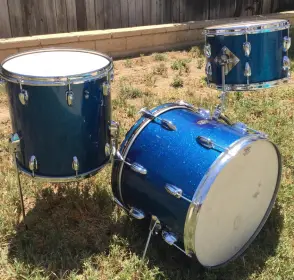63 slingerland jazz kit 18 bass