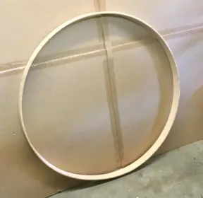 28 inch bass drum hoop, wood