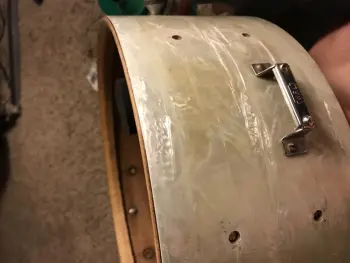 How do I remove sticker residue from WMP?