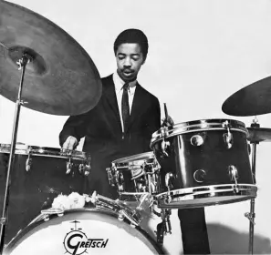 Early 70's Gretsch BOP kit, 18,14,12,14 w/hardware