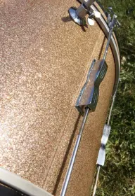 FOR SALE: Vintage 1965 Ludwig 20&quot; Club Date Bass Drum in Champagne Sparkle