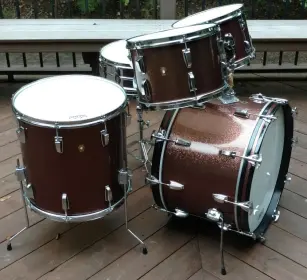 '67 Ludwig Hollywood Burgundy Sparkle