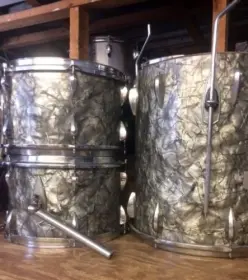 Early 1960's Trixon double rack tom