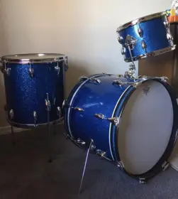 63 slingerland jazz kit 18 bass