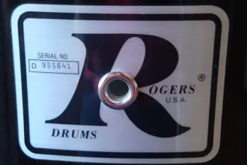 Rogers Mint Cond. Big R 12x145ebony Rack Tom