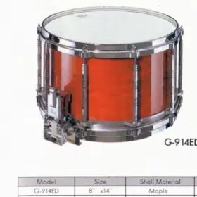 Pearl killer free floating maple snare
