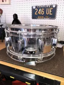 Rare Rogers 6.5x14 B&amp;B lug Dyna-Sonic Project Drum