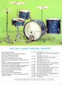 Vintage Pearl Super Deluxe Outfit restoration