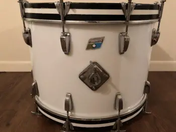 Ludwig Vistalite 14x22&quot; White bass drum
