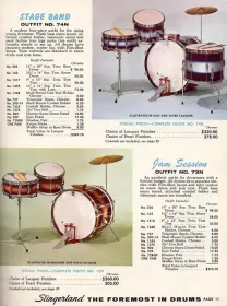1965/66 Slingerland Shelbyville Stagebands