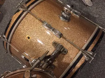 Vintage 60's Ludwig Champagne Sparkle Drum Set- Local Pickup Only! (So Jersey/Phila)