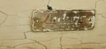 Ludwig badge on Parade drum.