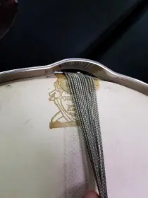 1930s Slingerland snare with four point strainer?