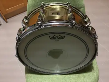 90's Pearl B-5314D 14&quot;x6.5&quot; Brass Snare