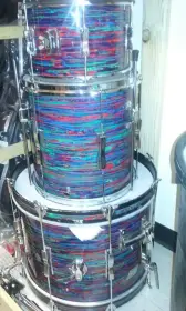 Ludwig Psych red on reverb