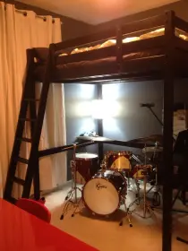 store drums at a storage garage