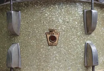 1948-52 WFL Silver Sparkle Ray McKinley Model Snare Drum 6.5x14&quot;