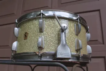 1948-52 WFL Silver Sparkle Ray McKinley Model Snare Drum 6.5x14&quot;