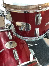 Rogers Red sparkle Drums