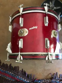 Rogers Red sparkle Drums