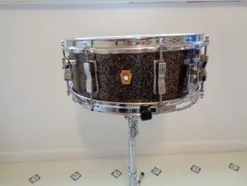 Vintage early 60’s Ludwig Jazz Festival 5” x 14” snare drum in (Rare!) Galaxy Sparkle