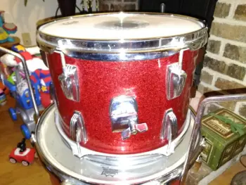 Ludwig Red Sparkle Toms