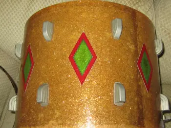 Leedy 16 inch snare drum full dress circa 1941 used parts
