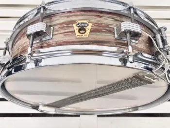 1960 Ludwig Transition Badge Downbeat Outfit No. 988P in Oyster Pink Pearl