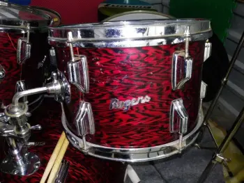 Rogers Red Onyx Drums Complete