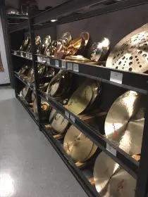 Getting a tour of Zildjian today!
