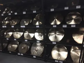 Getting a tour of Zildjian today!
