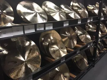 Getting a tour of Zildjian today!