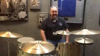 Getting a tour of Zildjian today!