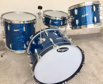 1963 Rogers SwingTime Outfit in Blue Onyx Pearl