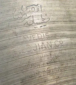 Vintage Zildjian Cymbal Stamp ID
